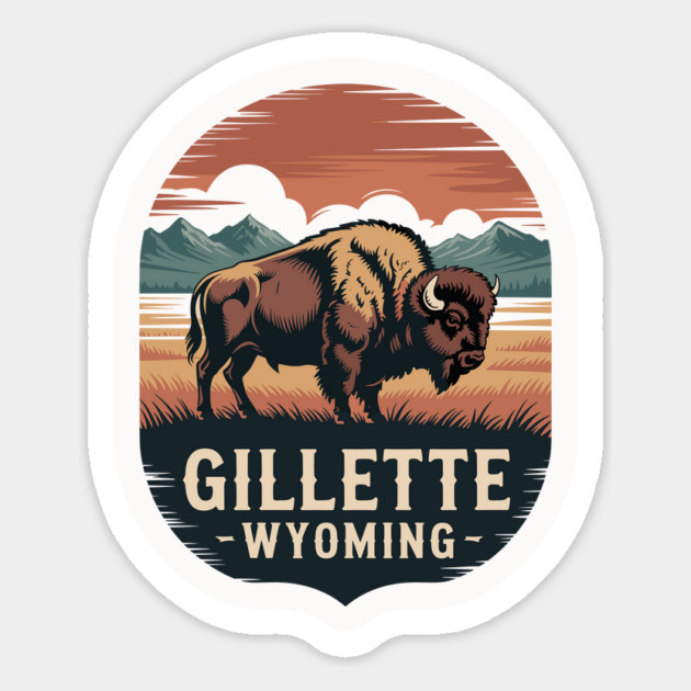 Gillette Wyoming Magnet by JessArty