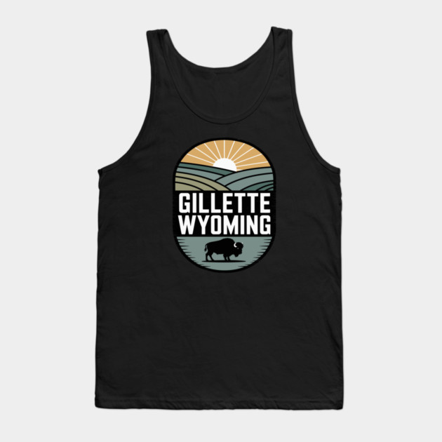 Gillette Wyoming Tank Top by JessArty
