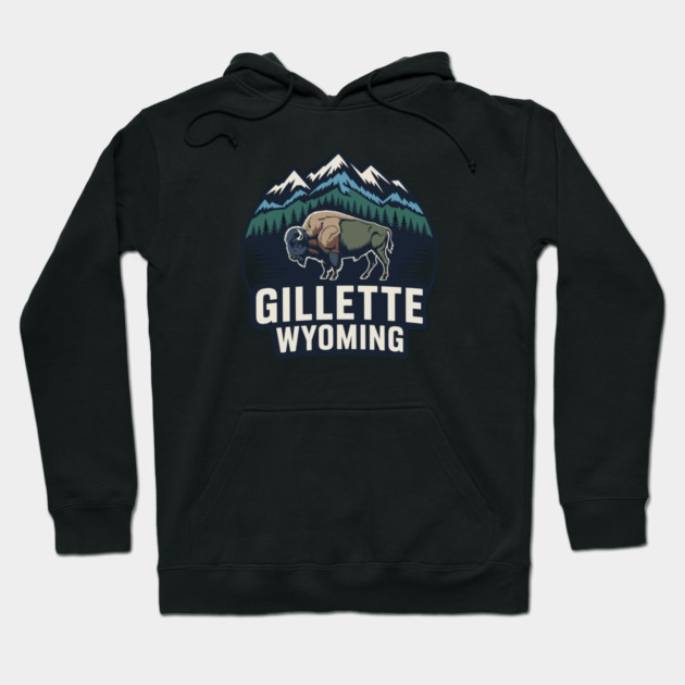 Gillette Wyoming Hoodie by JessArty