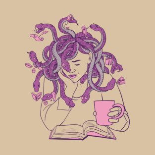 Medusa's Book Club V4 T-Shirt