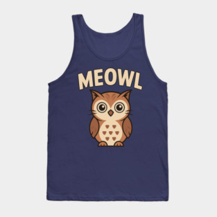 Meowl Tank Top