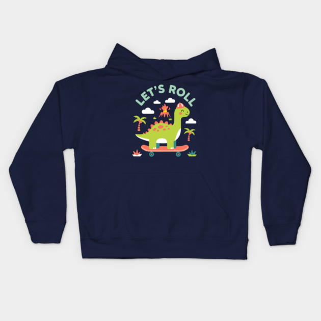 Let's Roll Kids Hoodie by enrynz