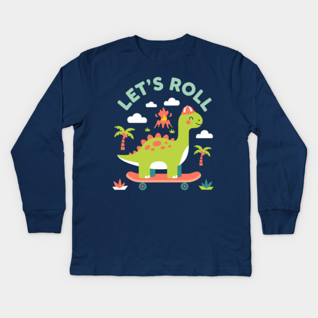 Let's Roll Kids Long Sleeve T-Shirt by enrynz