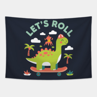 Let's Roll Tapestry