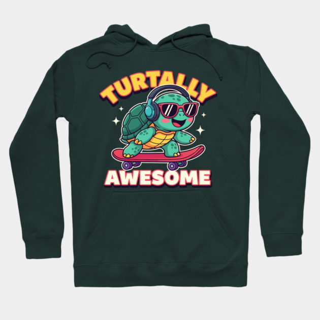 Turtally Awesome Hoodie by enrynz