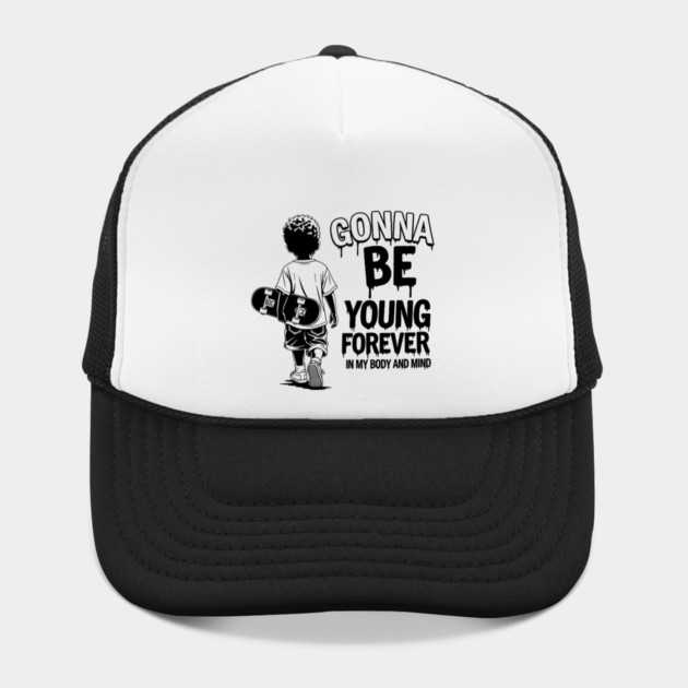 Gonna Be Young Forever Skate Kid by enrynz