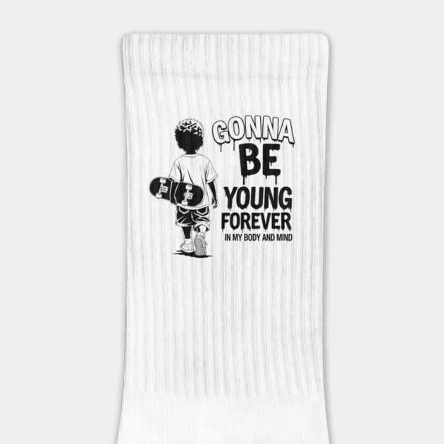 Gonna Be Young Forever Skate Kid by enrynz