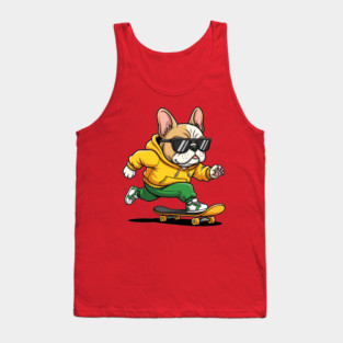 Rad French Bulldog Skater Tank Top