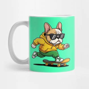 Rad French Bulldog Skater Mug
