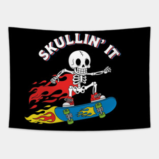 Skullin' It Tapestry