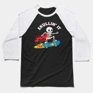 Skullin' It Baseball T-Shirt