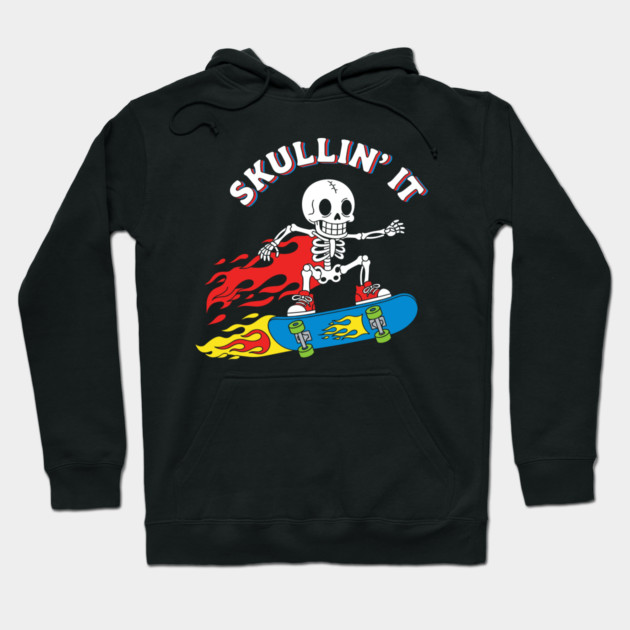 Skullin' It Hoodie by enrynz