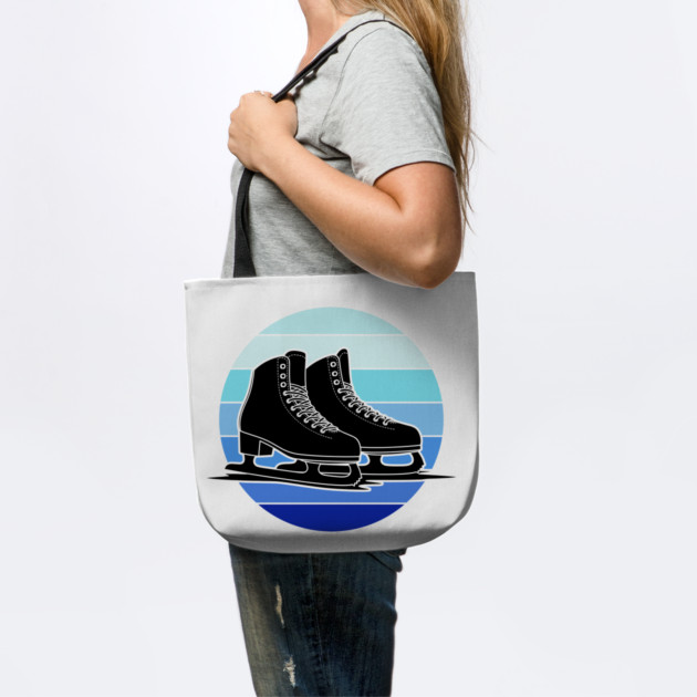 Retro Ice Skates Sunset Vibes by enrynz