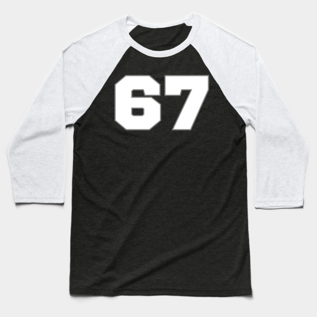 67 Baseball T-Shirt by Creatifly Graphic Tees
