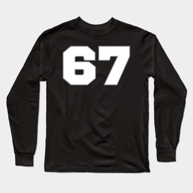 67 Long Sleeve T-Shirt by Creatifly Graphic Tees