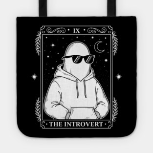 Chill Introvert Ghost Tarot Tote