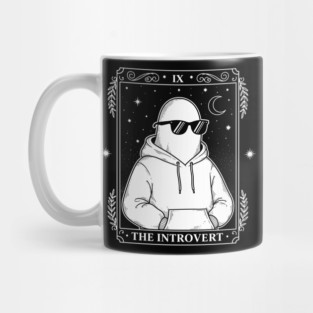 Chill Introvert Ghost Tarot Mug
