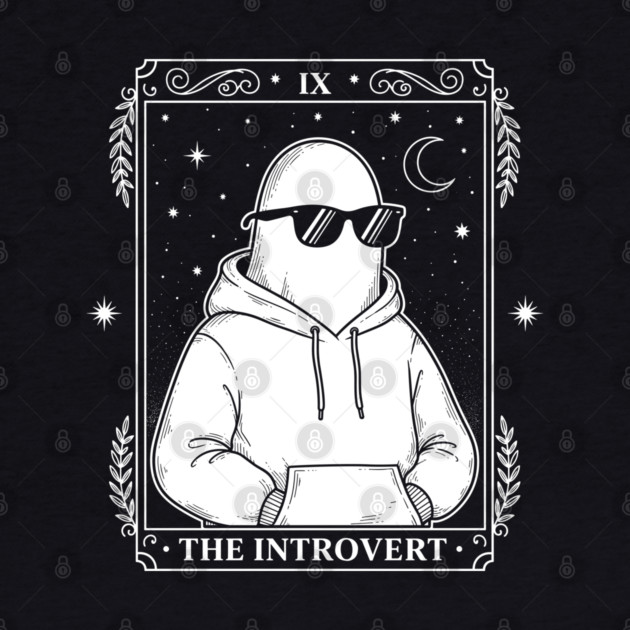 Chill Introvert Ghost Tarot by enrynz