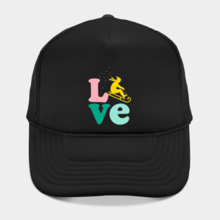 Sledding LOVE Hat