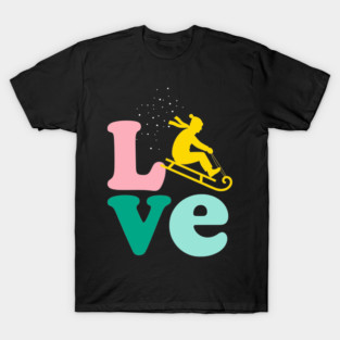 Sledding LOVE T-Shirt