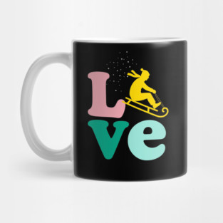 Sledding LOVE Mug