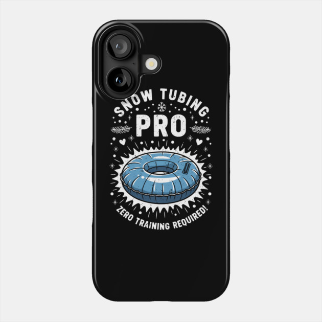 Snow Tubing Pro Phone Case by enrynz