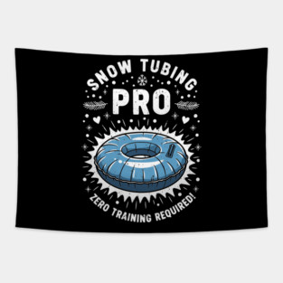 Snow Tubing Pro Tapestry