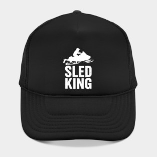 Sled King Snowmobile Rider Hat
