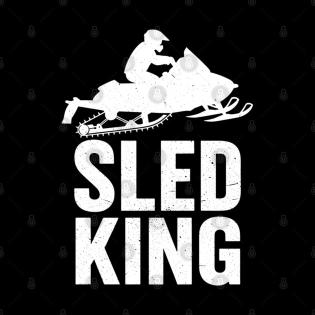 Sled King Snowmobile Rider by enrynz