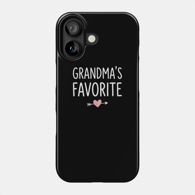 Grandma's Favorite Gift Idea For Grandparents Phone Case by ArtistTee ⭐⭐⭐⭐⭐