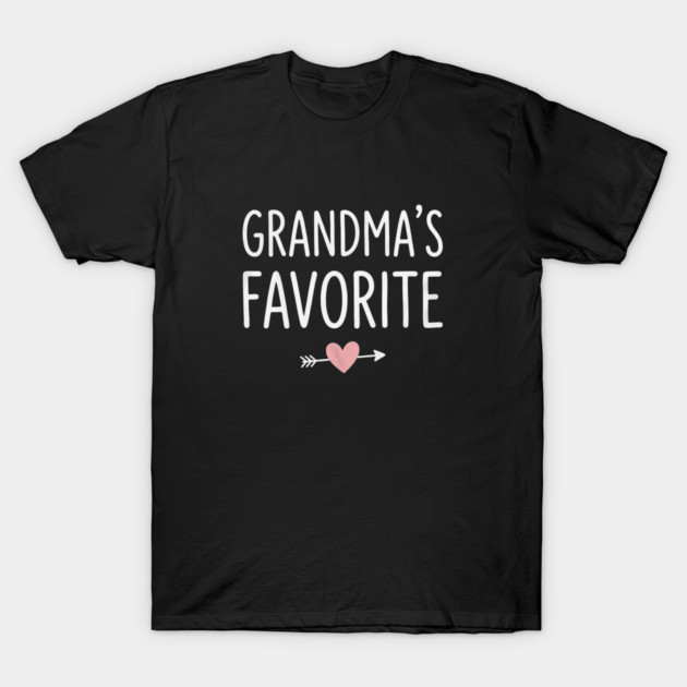Grandma's Favorite Gift Idea For Grandparents T-Shirt by ArtistTee ⭐⭐⭐⭐⭐