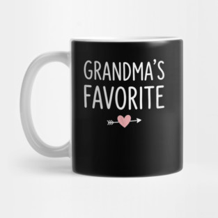 Grandma's Favorite Gift Idea For Grandparents Mug