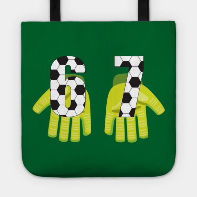 Football Goalkeeper 67 Tote by Creatifly Graphic Tees