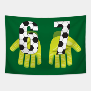 Football Goalkeeper 67 Tapestry