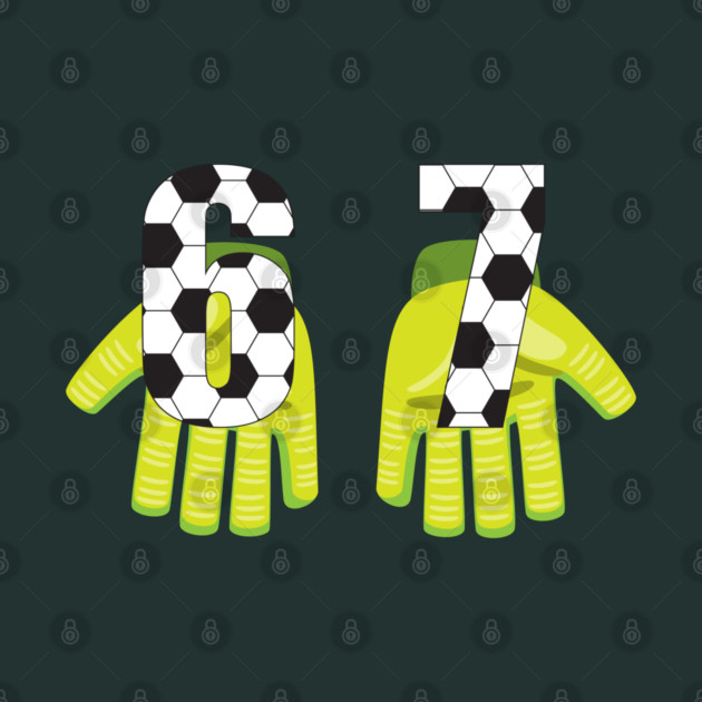 Football Goalkeeper 67 by Creatifly Graphic Tees