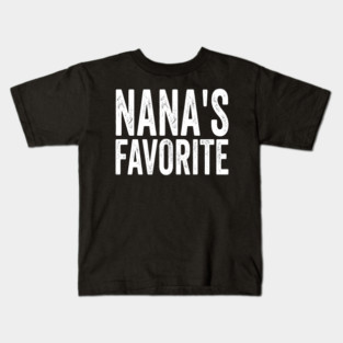 Nana's Favorite Family Gift Kids T-Shirt