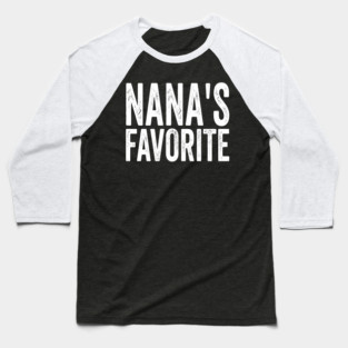 Nana's Favorite Family Gift Baseball T-Shirt