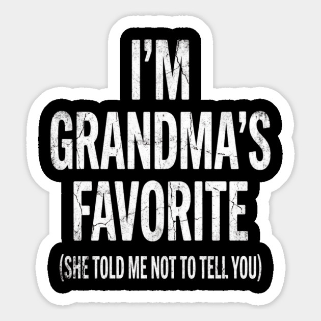 I'm Grandma's Favorite | Grandkids Gift Magnet by ArtistTee ⭐⭐⭐⭐⭐