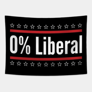 0% Liberal Patriotic Conservatives Tapestry