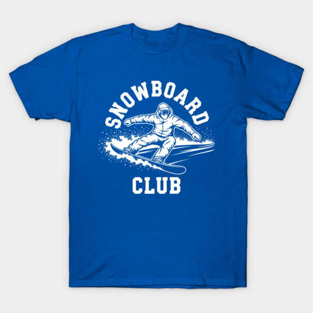 Snowboard Club T-Shirt by enrynz