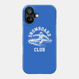 Snowboard Club Phone Case
