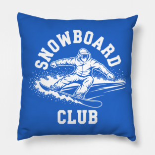 Snowboard Club Pillow