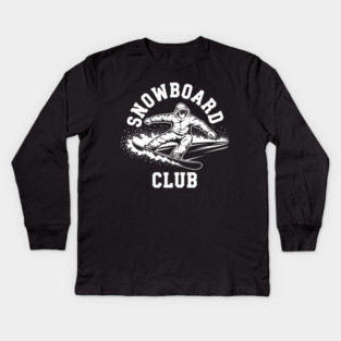 Snowboard Club Kids Long Sleeve T-Shirt