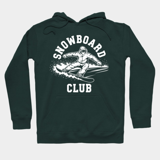 Snowboard Club Hoodie by enrynz