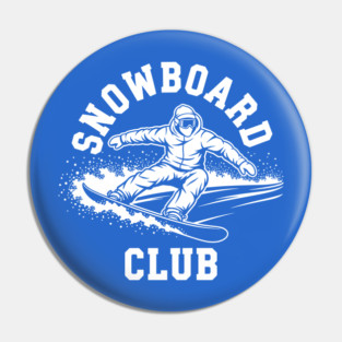 Snowboard Club Pin