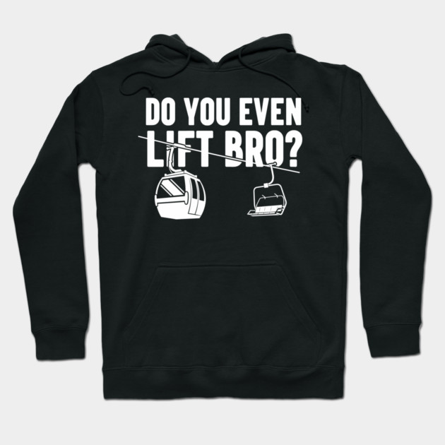 Do You Even Lift Bro? Hoodie by enrynz