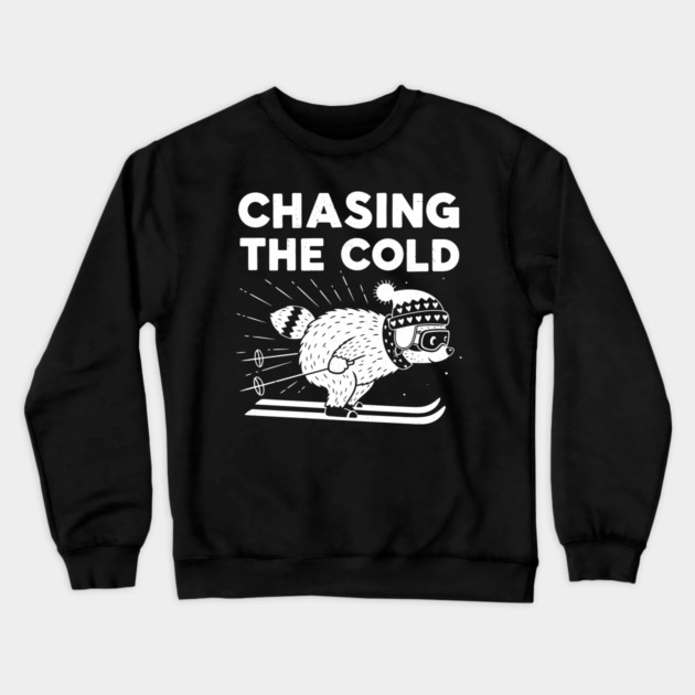 Chasing the Cold Crewneck Sweatshirt by enrynz