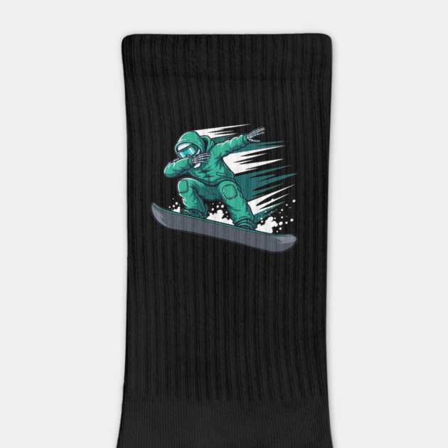 Dabbing Skeleton Snowboarder by enrynz