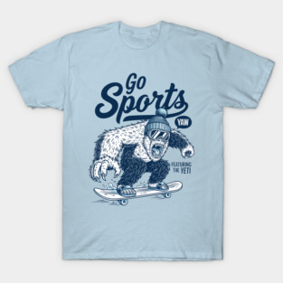 Yeti Sports Go! Hilarious Skateboard Beast T-Shirt