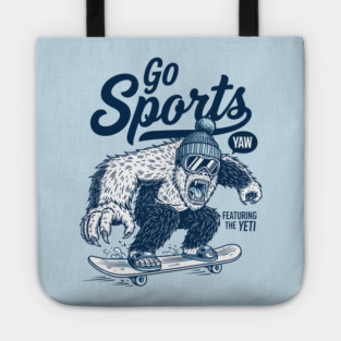 Yeti Sports Go! Hilarious Skateboard Beast Tote